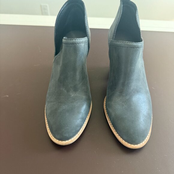 Jeffrey Campbell Black Leather Heeled Ankle Booties – Size 8.5 - Picture 2 of 7